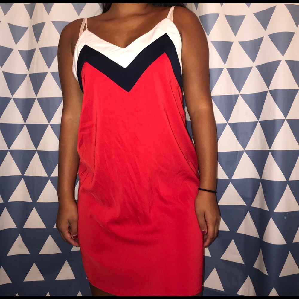 F21 Tommy lookalike dress